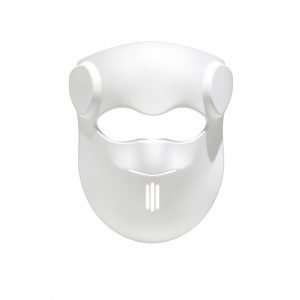 3D contoured flexible silicone LED light therapy facial mask, 4‑spectrum photon rejuvenation mask for home facial skincare treatment
