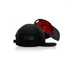 510K Cleared Red Light Therapy Cap, 660nm 850nm Near‑Infrared LED Hair Growth Cap with control panel for anti hair loss scalp treatment