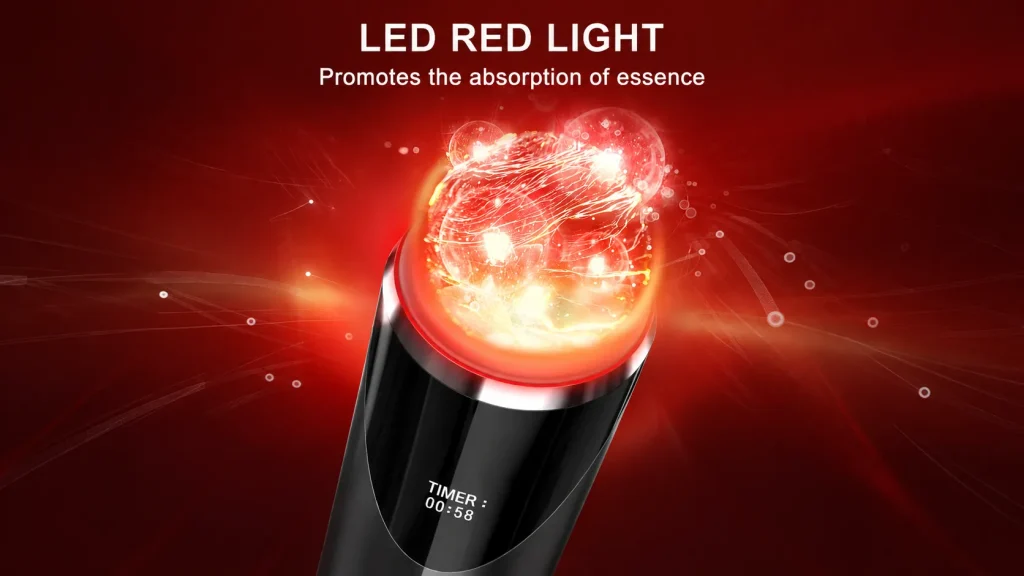 LED Red Light Boost Serum Absorption Facial Beauty Device