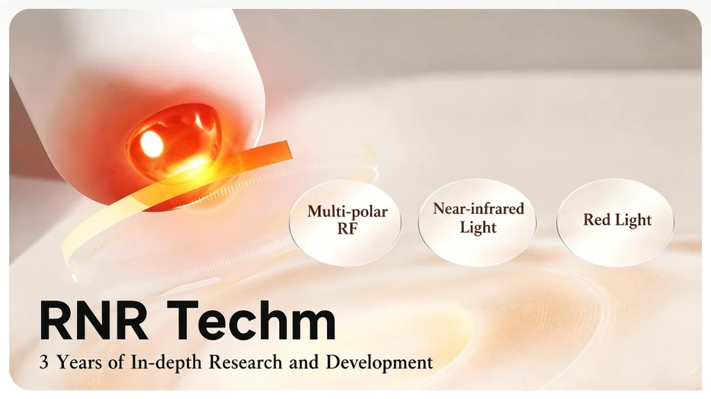 NUOMEIWEI NW-183 gua sha massager RNR technology including multi-polar RF, near-infrared light and red light
