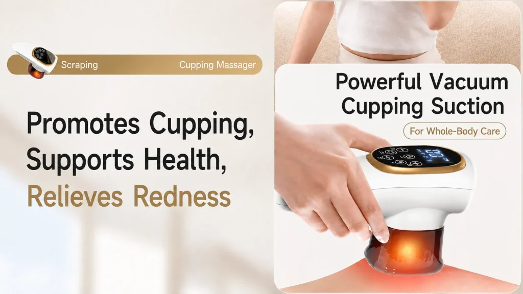NUOMEIWEI NW-183 powerful vacuum cupping suction massager for whole-body scraping care
