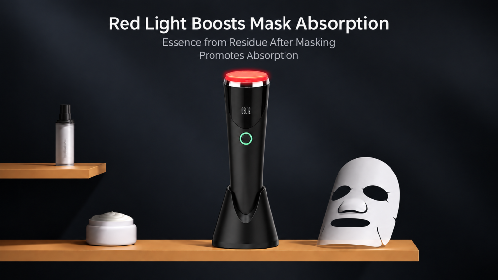 Red Light Boosts Mask Essence Absorption Facial Device